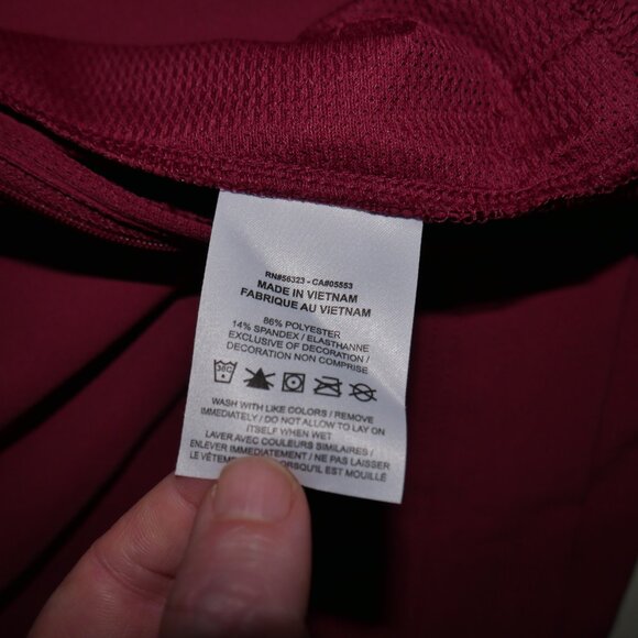 Nike Coaches Short Sleeve Jacket Men's Size M Water Repellent Dark Team Red NWT - Picture 9 of 10